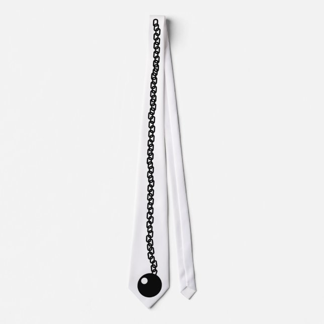 Ball and Chain Neck Tie (Front)