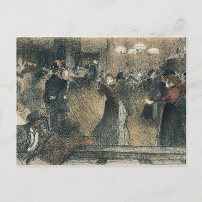 Ball at the Barriere Postcard (Front)