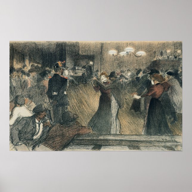 Ball at the Barriere Poster (Front)