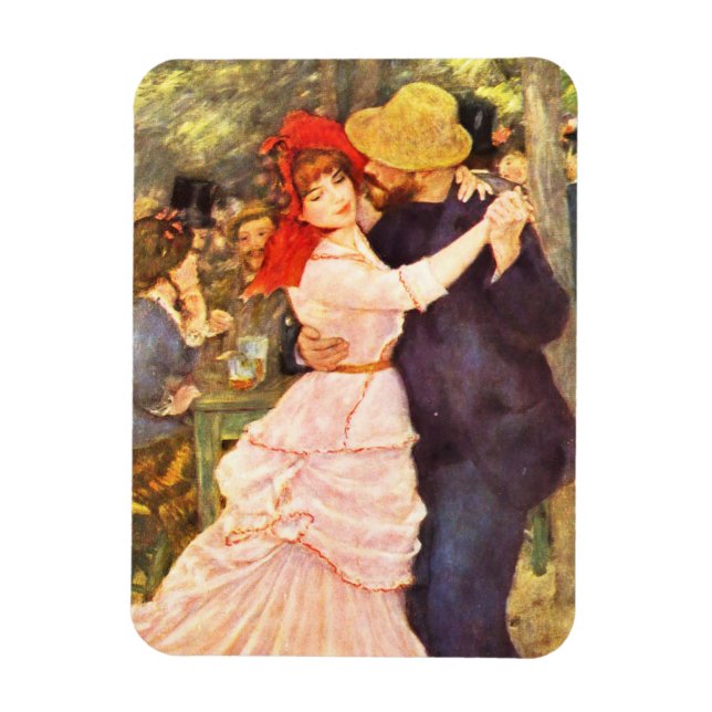 Ball at the Moulin de la Galett Auguste  Renoir    Magnet (Vertical)