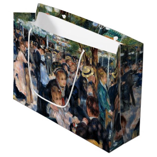 Ball at the Moulin de la Galette Auguste Renoir L Large Gift Bag