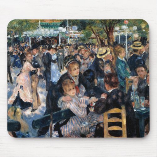 Ball at the Moulin de la Galette Auguste Renoir Mouse Pad