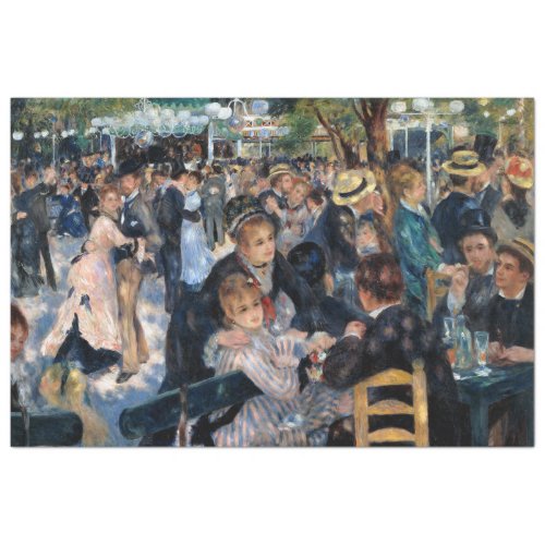 Ball at the Moulin de la Galette Auguste Renoir Tissue Paper