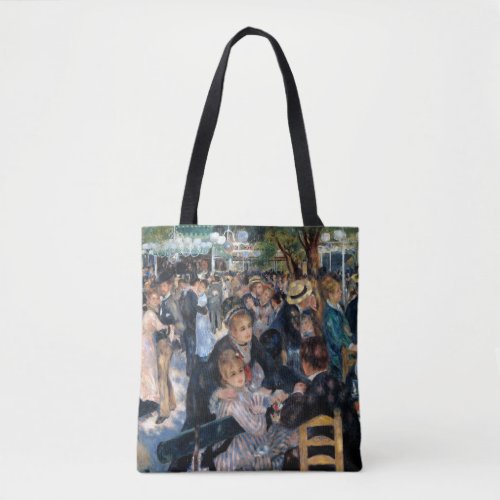 Ball at the Moulin de la Galette Auguste Renoir Tote Bag