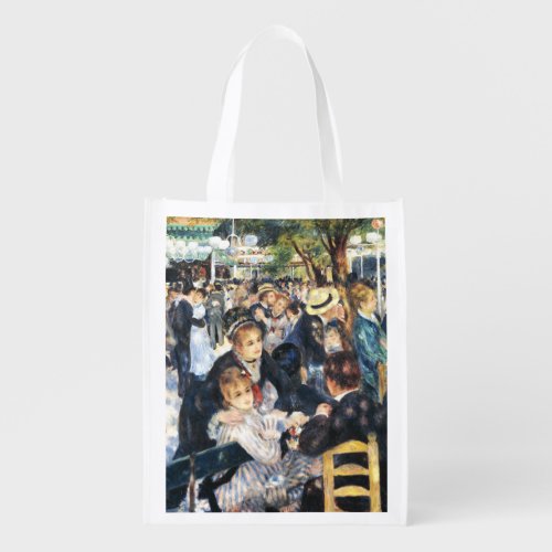 Ball at the Moulin de la Galette Party Renoir    Grocery Bag