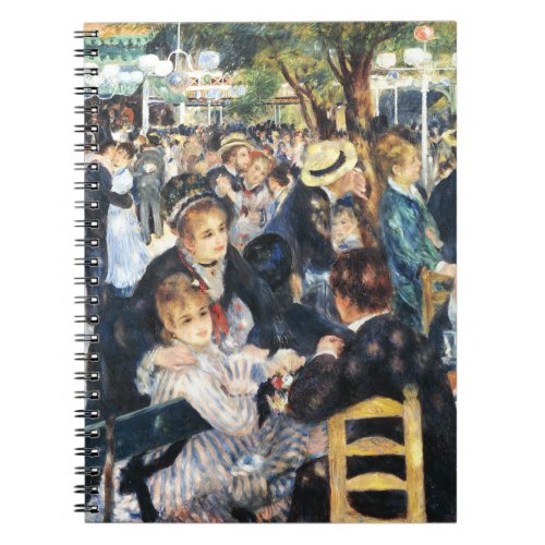 Ball at the Moulin de la Galette Party Renoir     Notebook