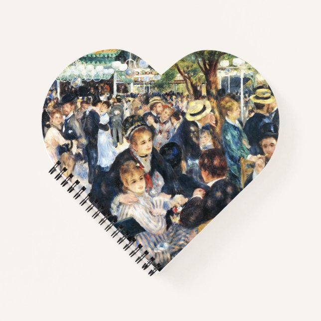 Ball at the Moulin de la Galette Party Renoir     Notebook (Front)