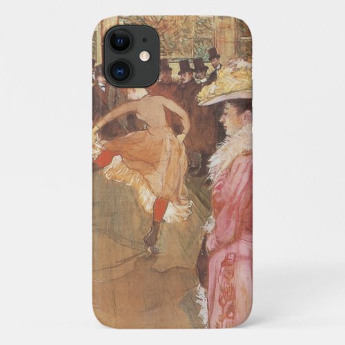 Ball at the Nightclub by Toulouse Lautrec iPhone 11 Case