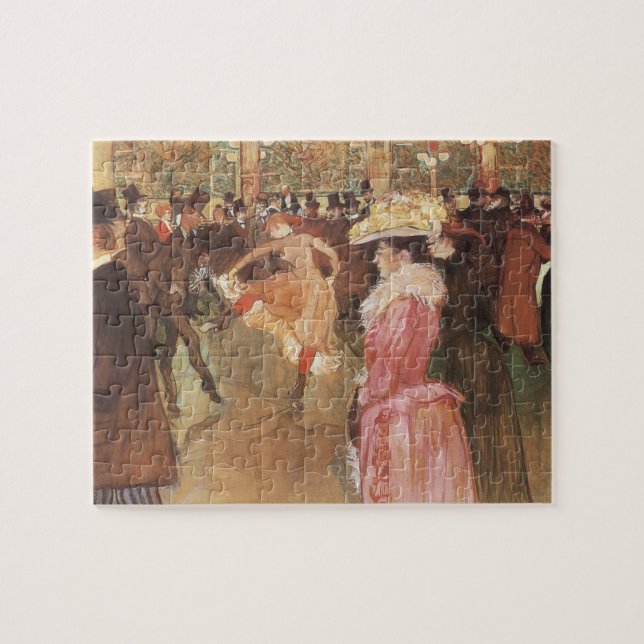 Ball at the Nightclub by Toulouse Lautrec Jigsaw Puzzle (Horizontal)