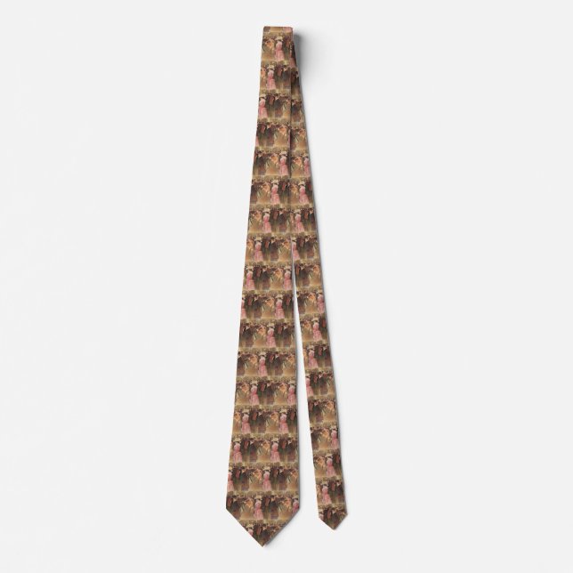Ball at the Nightclub by Toulouse Lautrec Neck Tie (Front)