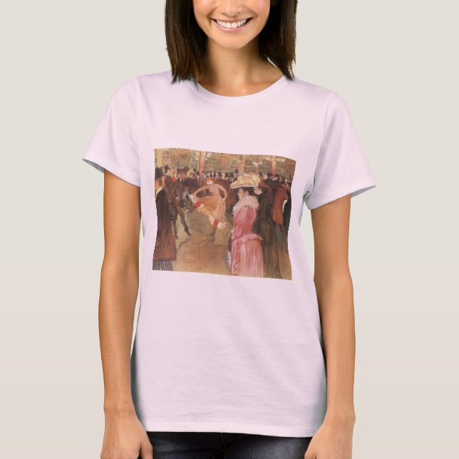 Ball at the Nightclub by Toulouse Lautrec T-Shirt (Front)