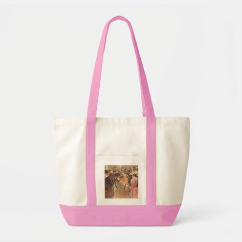 Ball at the Nightclub by Toulouse Lautrec Tote Bag