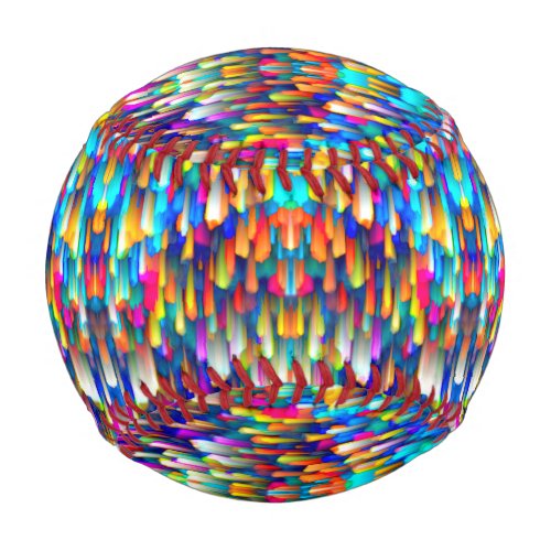 Ball Baseball Colorful digital art splashing