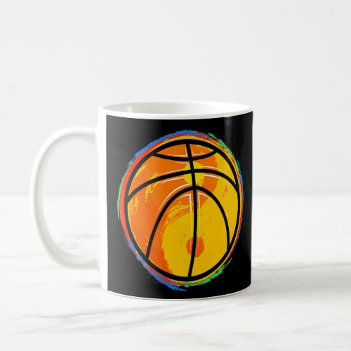 Ball Basketball Player  Yin Yang Graphic Basketbal Coffee Mug