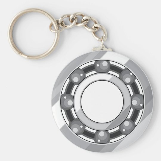 Ball bearing keychain