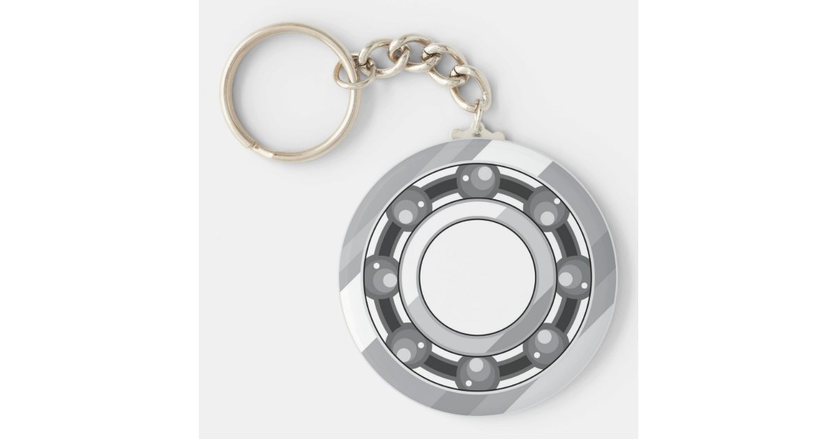 Ball bearing keychain