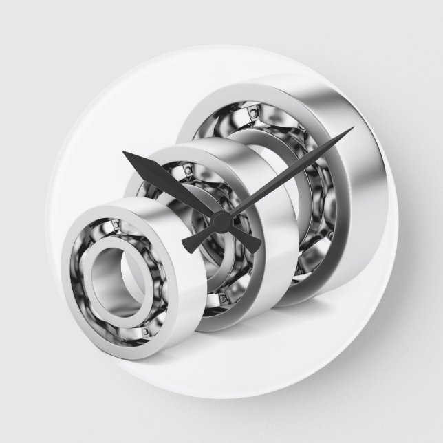 Ball bearings round clock (Front)