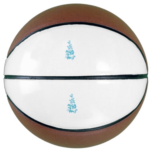 Ball Blue Medium Turquoise decorative design Basketball