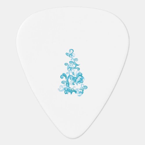 Ball Blue Medium Turquoise decorative design Guitar Pick