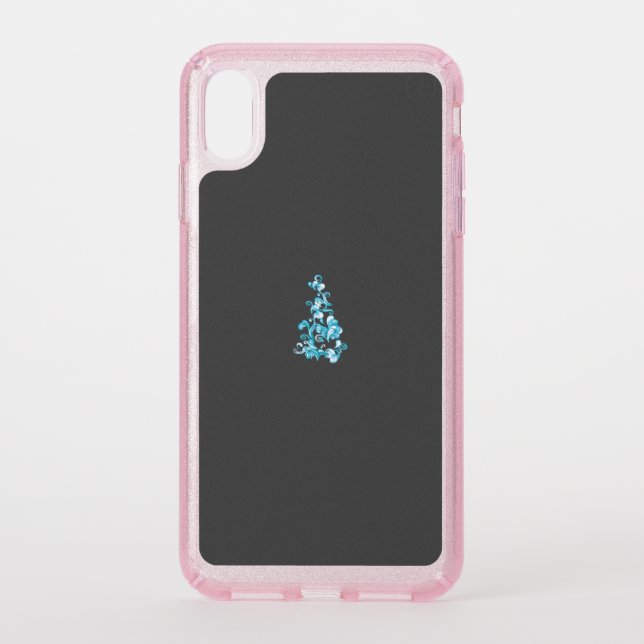 Ball Blue, Medium Turquoise decorative design Speck iPhone XS Max Case (Front)