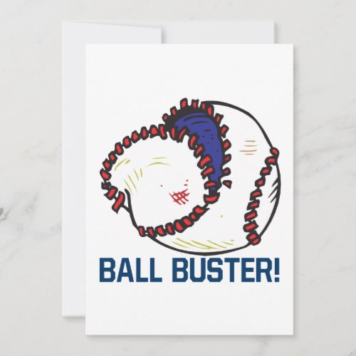 Ball Buster Invitation