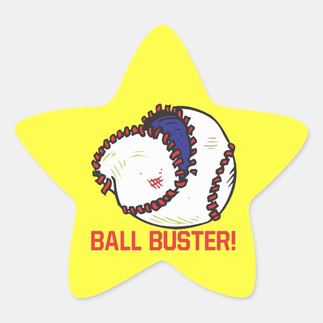 Ball Buster Star Sticker (Front)
