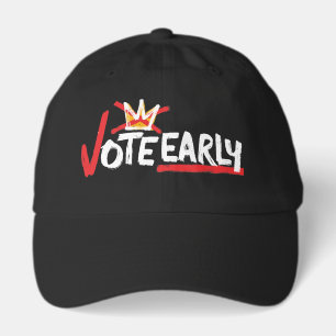 Ball Cap Dark-colored w/ No Kings Vote Early logo
