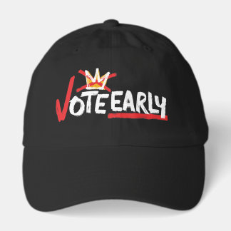 Ball Cap Dark-colored w/ No Kings Vote Early logo