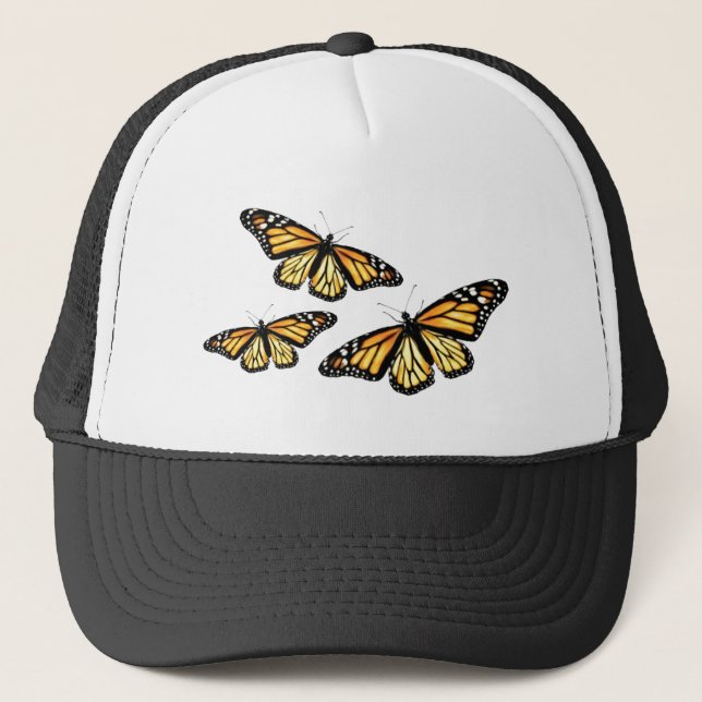 Ball Cap Monarch Painting (Front)