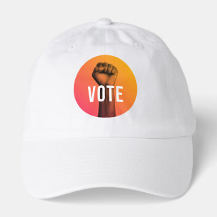 Ball Cap with Power Fist / Vote graphic