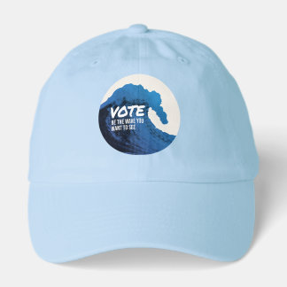 Ball cap with Wave / Vote graphic