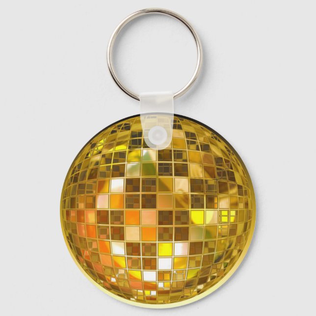 Ball Disco Ball Jump Dance Light Party Disco Keychain (Front)
