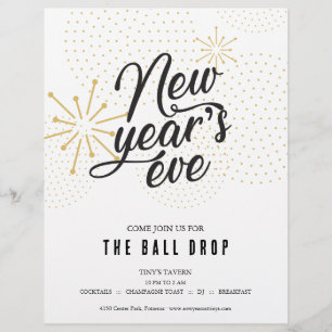 Ball Drop New Year's Eve Party Flyer