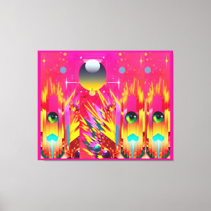 Ball Dropper Eye Popper Canvas Print