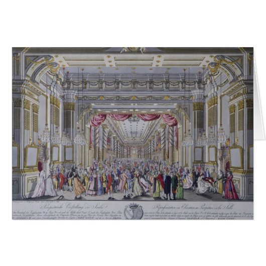 Ball following the coronation of Leopold Cards (Front Horizontal)