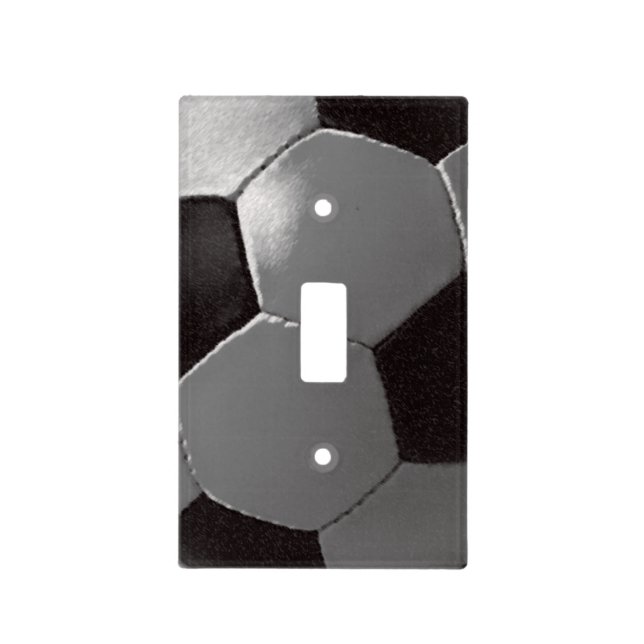 ball ~ football ~ soccer light switch cover (Front)