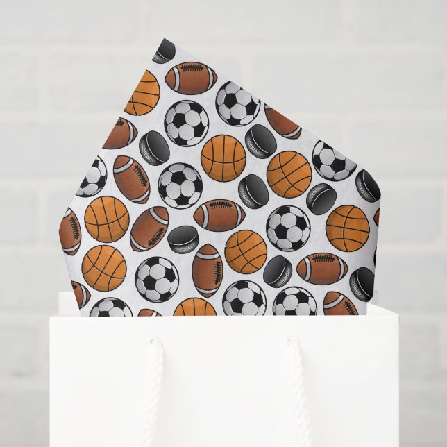 Ball Games Tissue Paper (Gift Bag)