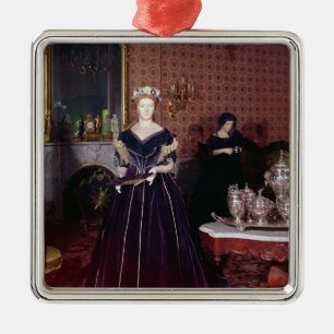 Ball gown of Mary Todd Lincoln Metal Ornament