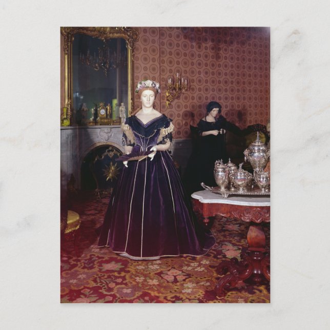 Ball gown of Mary Todd Lincoln Postcard (Front)