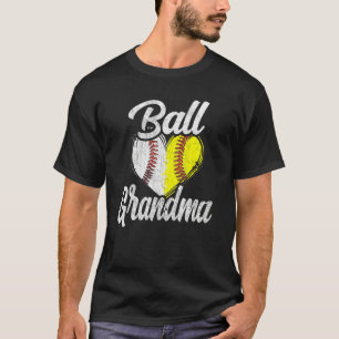 Ball Grandma Baseball Softball Team Sports T-Shirt