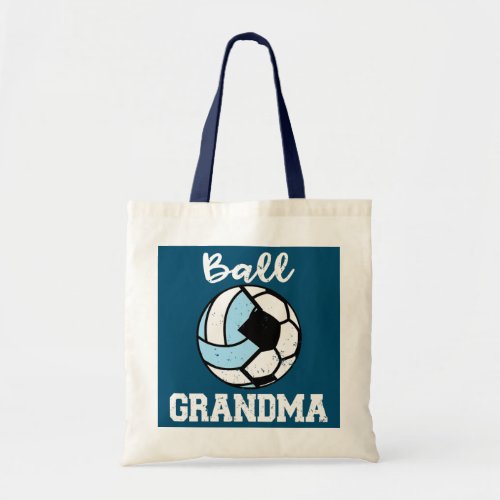 Ball Grandma Funny Soccer Volleyball Grandma  Tote Bag