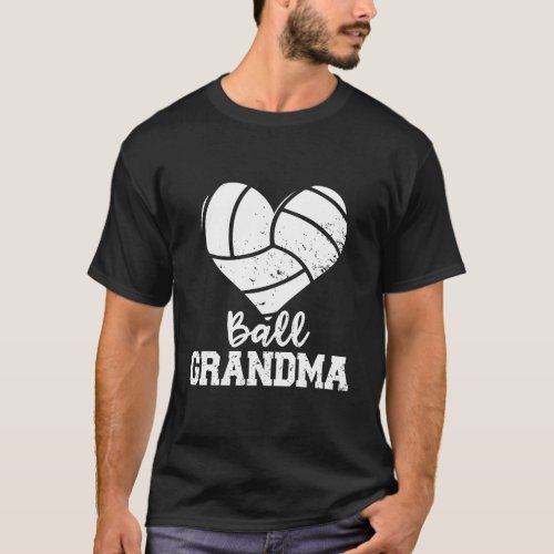 Ball Grandma Funny Volleyball Grandma T_Shirt