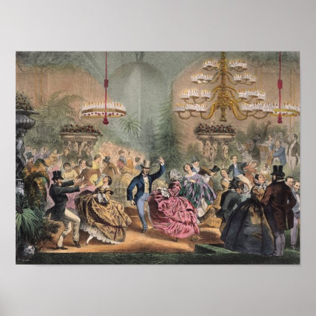 Ball in the Jardin d'Hiver Poster (Front)