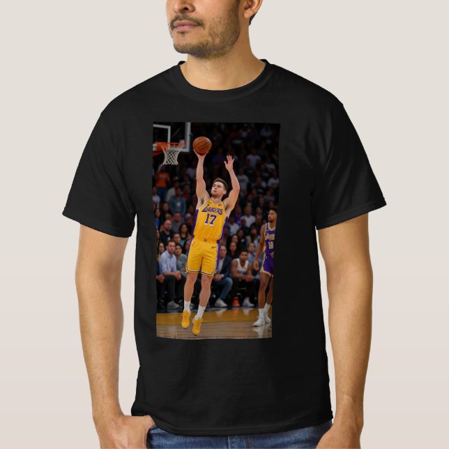 Ball is Life: Classic Basketball Player T-Shirt (Front)