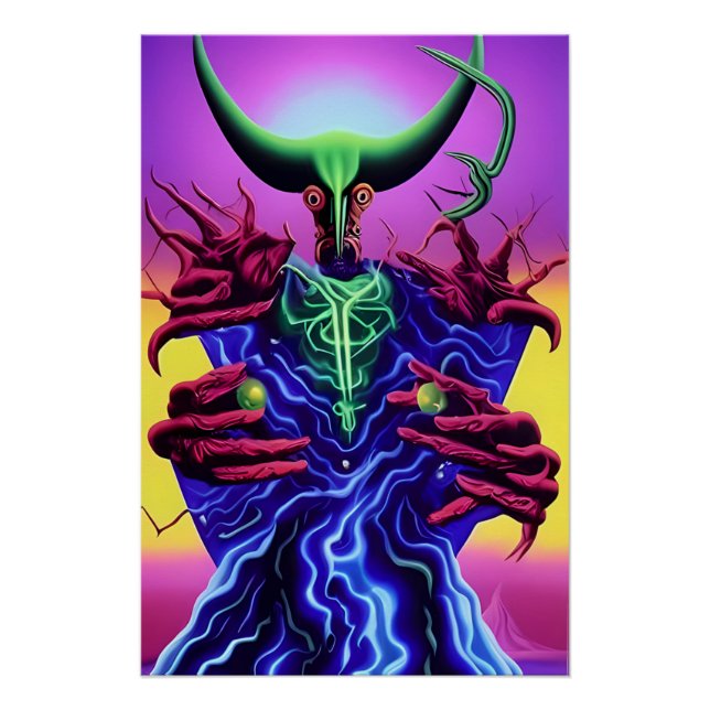 Ball Magic - Ken Gage Surreal Art Poster (Front)