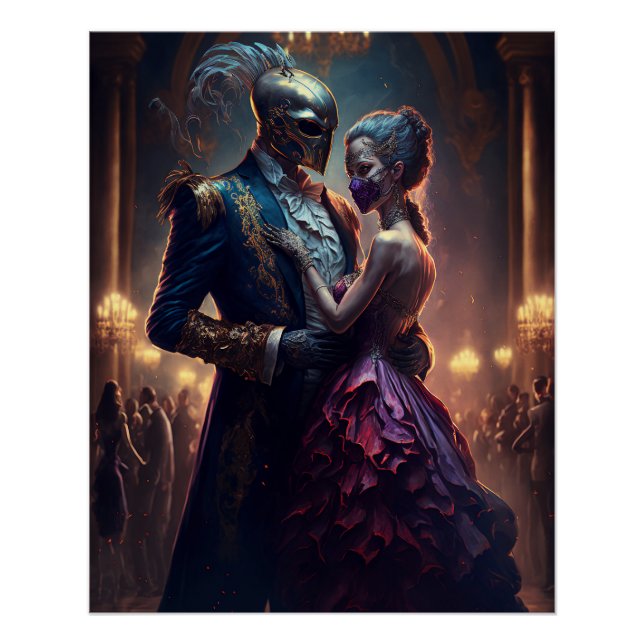 Ball Masquerade.  Poster (Front)