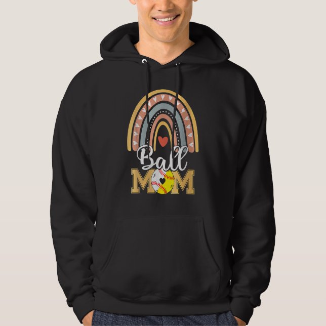 Ball Mom Leopard Mother's Day 2022 Hoodie (Front)