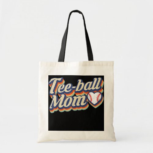 Ball Mom Mothers Day Tee Teeball Mom Leopard Tote Bag