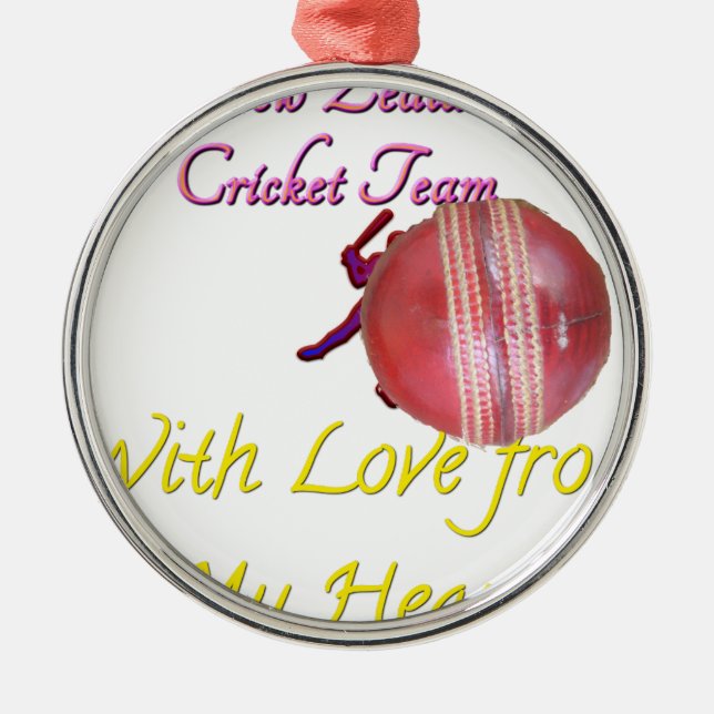 Ball NEWZEALAND Metal Ornament (Front)