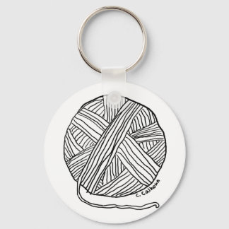 Ball o' Yarn Keychain